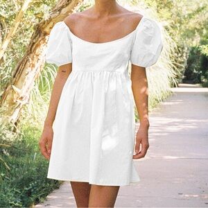 Ciao Lucia White Delfina Mini Dress